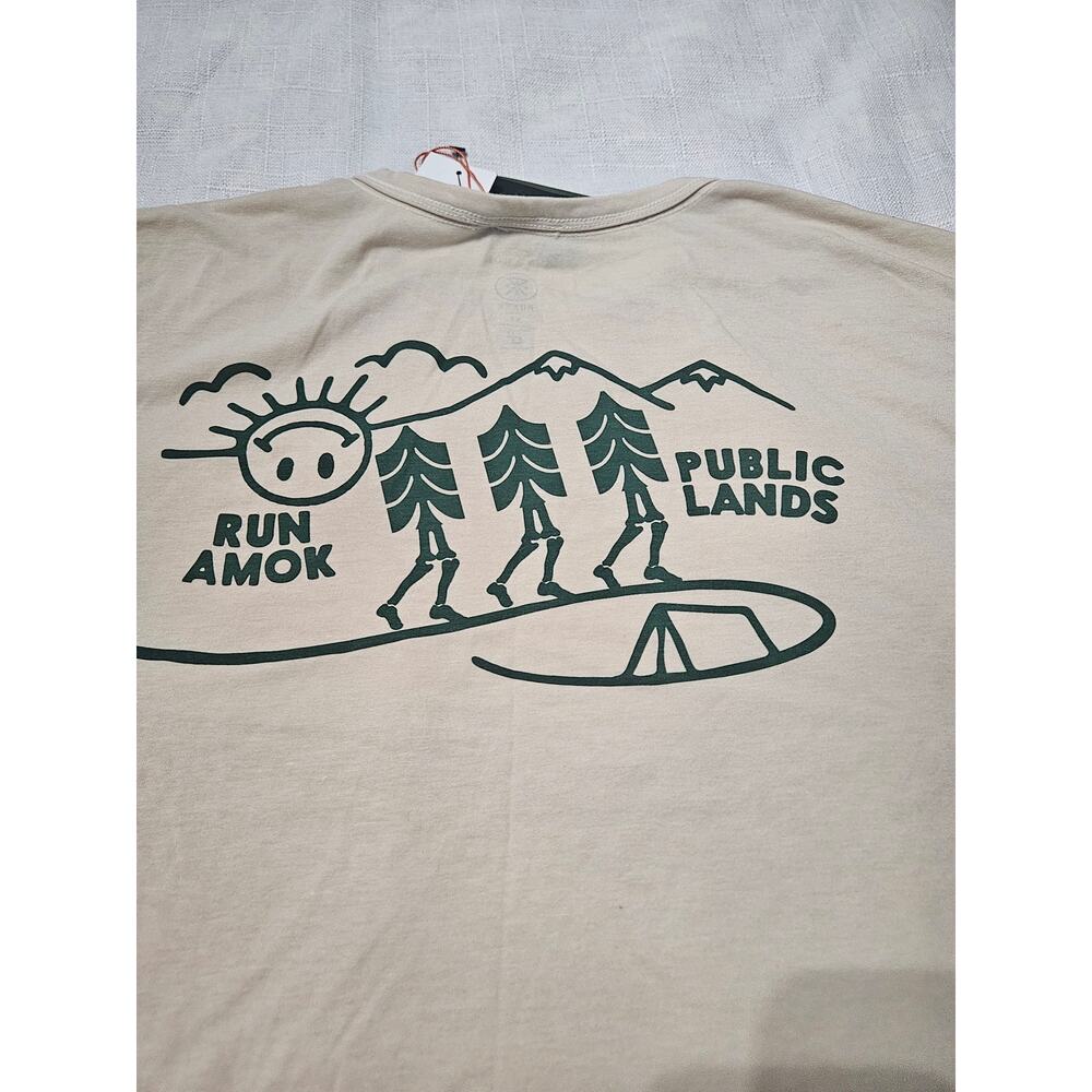 Roark Run Amok Public Lands T Shirt Size XL - Picture 9 of 9